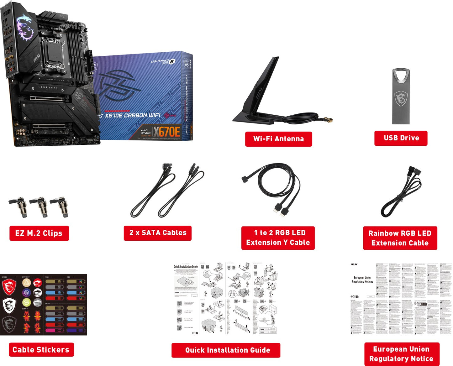 MBD AM5 MSI X670E Carbon WIFI